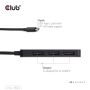 CLUB3D USB-C® to Triple DisplayPort™ MST Hub 4K60Hz (CSV-1553) thumbnail