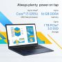 ASUS Vivobook 17 X1704ZA-AU045W Intel® Core™ i7 i7-1255U Laptop 43,9 cm (17.3") Full HD 16 GB DDR4-SDRAM 1 TB SSD Wi-Fi 6E (802.11ax) Windows 11 Home Blauw (90NB10F2-M001K0) thumbnail