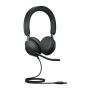 Jabra 24089-989-999 hoofdtelefoon/headset Bedraad Hoofdband Kantoor/callcenter USB Type-A Zwart (24089-989-999) thumbnail