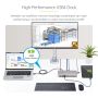 StarTech.com USB4 Docking Station, USB-C 40Gbps, Dual HDMI Video, Tot 2x 4K 60Hz 4:4:4 (RGB) of 2x 4K 120Hz 4:2:2, Multi-Monitor Dock, 6x USB, 2.5GbE, 100W PD (155UE-USB4-DOCK) thumbnail