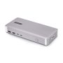 StarTech.com USB4 Docking Station, USB-C 40Gbps, Dual HDMI Video, Tot 2x 4K 60Hz 4:4:4 (RGB) of 2x 4K 120Hz 4:2:2, Multi-Monitor Dock, 6x USB, 2.5GbE, 100W PD (155UE-USB4-DOCK) thumbnail