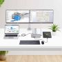 StarTech.com USB4 Docking Station, USB-C 40Gbps, Dual HDMI Video, Tot 2x 4K 60Hz 4:4:4 (RGB) of 2x 4K 120Hz 4:2:2, Multi-Monitor Dock, 6x USB, 2.5GbE, 100W PD (155UE-USB4-DOCK) thumbnail