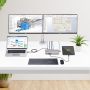 StarTech.com Dual-Monitor USB4 Docking Station, Dual 4K 120Hz of Single 8K 60Hz HDMI, 100W Laptop Charging, 2.5GbE, USB-C Multi-Monitor Dock, Zonder Drivers (155UE-USB4-DOCK) thumbnail