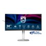 Philips 5000 series 34B2U5600C/00 computer monitor 86,4 cm (34") 3440 x 1440 Pixels Dual QHD LCD Grijs (34B2U5600C/00) thumbnail