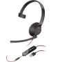 POLY Blackwire 5210 Monaural USB-A Headset (80R98AA) thumbnail