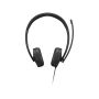 Lenovo 4XD1P83425 hoofdtelefoon/headset Bedraad Hoofdband Oproepen/muziek USB Type-A Zwart (4XD1P83425) thumbnail