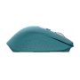Trust Ozaa - Draadloze muis met USB-dongle - Oplaadbaar - Blauw/ groen (24034) thumbnail
