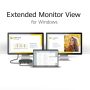ACT USB-C 4K MST dockingstation voor 2 HDMI-monitoren, Ethernet, USB-C, 3x USB-A, PD passthrough en 1 meter lange afneembare USB-C-kabel (AC7093) thumbnail