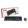 MSI Vigor GK30 COMBO (US) toetsenbord Inclusief muis Gamen USB QWERTY Amerikaans Engels Zwart (S11-04US602-CLA) thumbnail