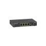 NETGEAR GS305Pv3 Unmanaged Gigabit Ethernet (10/100/1000) Power over Ethernet (PoE) Zwart (GS305P-300EUS) thumbnail