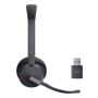 Yealink WH64 Hybrid Dual UC Headset Draadloos Hoofdband Kantoor/callcenter Micro-USB Bluetooth Zwart (1208686) thumbnail