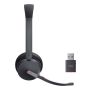 Yealink WH64 Hybrid Dual UC Headset Draadloos Hoofdband Kantoor/callcenter Micro-USB Bluetooth Zwart (1208686) thumbnail