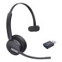 Yealink WH64 Hybrid Mono UC Headset Draadloos Hoofdband Kantoor/callcenter Micro-USB Bluetooth Zwart (1208688) thumbnail