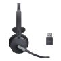 Yealink WH64 Hybrid Mono UC Headset Draadloos Hoofdband Kantoor/callcenter Micro-USB Bluetooth Zwart (1208688) thumbnail
