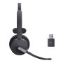 Yealink WH64 Hybrid Mono UC Headset Draadloos Hoofdband Kantoor/callcenter Micro-USB Bluetooth Zwart (1208688) thumbnail