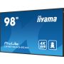 iiyama LH9875UHS-B2AG beeldkrant Digitale signage flatscreen 2,48 m (97.5") LED Wifi 500 cd/m² 4K Ultra HD Zwart Type processor Android 11 24/7 (LH9875UHS-B2AG) thumbnail