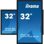 iiyama TF3239AS-B1AG computer monitor 80 cm (31.5") 1920 x 1080 Pixels Full HD LED Touchscreen Zwart (TF3239AS-B1AG) thumbnail