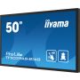 iiyama TF5039AS-B1AG computer monitor 125,7 cm (49.5") 3840 x 2160 Pixels 4K Ultra HD LED Touchscreen Zwart (TF5039AS-B1AG) thumbnail