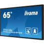 iiyama TF6539AS-B1AG beeldkrant Kiosk-ontwerp 163,8 cm (64.5") LED 435 cd/m² 4K Ultra HD Zwart Touchscreen Type processor Android 11 24/7 (TF6539AS-B1AG) thumbnail