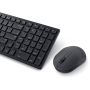 DELL KM555 toetsenbord Inclusief muis Universeel RF-draadloos + Bluetooth QWERTY US International Zwart (KM555-BLK-INT) thumbnail
