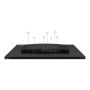 Lenovo ThinkVision T24d-30 LED display 61 cm (24") 1920 x 1200 Pixels Full HD Zwart (63FFMAT1EU) thumbnail