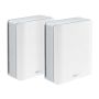 ASUS ZenWiFi BT8 (2-pack) Tri-band (2,4 GHz / 5 GHz / 6 GHz) Wi-Fi 7 (802.11be) Wit 3 Intern (90IG0930-MO3B20) thumbnail