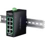 TRENDnet 8-Port Industrial Fast Ethernet. PoE+ DIN-Rail Switch (TI-PELC80) thumbnail