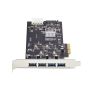 StarTech.com 4-Port USB PCIe Kaart, USB 3.2 5Gbps, PCI Express Uitbreidingskaart met 4x Onafhankelijke USB Controllers, 4x USB-A Poorten, Windows/macOS/Linux (P5Q4A-USB-CARD) thumbnail