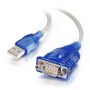 C2G 0.45 m USB naar DB9 seriële adapterkabel (81632) thumbnail