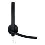 Logitech H570e Headset Bedraad Hoofdband Kantoor/callcenter USB Type-C Zwart (981-001431) thumbnail