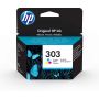 HP 303 originele drie-kleuren inktcartridge (T6N01AE#301) thumbnail