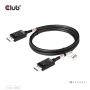 CLUB3D DisplayPort™ 2.1 Bi-Directional VESA DP80 Certified Cable 4K120Hz, 8K60Hz or 10K60Hz M/M 1.6m/5.25ft (CAC-1092) thumbnail