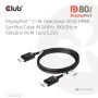 CLUB3D DisplayPort™ 2.1 Bi-Directional VESA DP80 Certified Cable 4K120Hz, 8K60Hz or 10K60Hz M/M 1.6m/5.25ft (CAC-1092) thumbnail