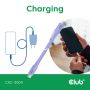 CLUB3D USB C oplaadkabel paars siliconen & tangle-free (CAC-3004) thumbnail