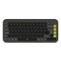 Logitech POP Icon Keys toetsenbord Universeel Bluetooth QWERTY US International Grafiet, Groen (920-013071) thumbnail