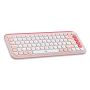Logitech POP Icon Combo toetsenbord Inclusief muis Universeel Bluetooth QWERTY US International Roze, Wit (920-013142) thumbnail