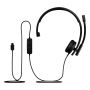 Logitech H570e Headset Bedraad Hoofdband Kantoor/callcenter USB Type-C Zwart (981-001427) thumbnail