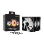be quiet! LIGHT WINGS LX 120mm PWM 3-Pack Black Computer behuizing Ventilator 12 cm Zwart 3 stuk(s) (BL121) thumbnail