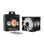 be quiet! LIGHT WINGS LX 120mm PWM High Speed 3-Pack Black Computer behuizing Ventilator 12 cm Zwart 3 stuk(s) (BL124) thumbnail