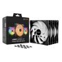 be quiet! LIGHT WINGS LX 140mm PWM High Speed 3-Pack Black Computer behuizing Ventilator 14 cm Zwart 3 stuk(s) (BL130) thumbnail