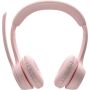 Logitech Zone 300 Headset Draadloos Hoofdband Kantoor/callcenter Bluetooth Roze (981-001412) thumbnail