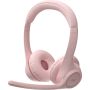 Logitech Zone 300 Headset Draadloos Hoofdband Kantoor/callcenter Bluetooth Roze (981-001412) thumbnail