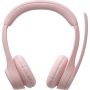 Logitech Zone 300 Headset Draadloos Hoofdband Kantoor/callcenter Bluetooth Roze (981-001412) thumbnail