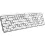Logitech MX Keys S for Mac toetsenbord Kantoor RF-draadloos + Bluetooth QWERTY US International Aluminium, Wit (920-011638) thumbnail