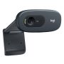Logitech C270 webcam 3 MP 1280 x 720 Pixels USB 2.0 Zwart (960-000584) thumbnail