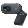 Logitech C270 webcam 3 MP 1280 x 720 Pixels USB 2.0 Zwart (960-000584) thumbnail