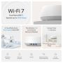 TP-Link DECO BE25(3-PACK) mesh-wifi-systeem Dual-band (2.4 GHz / 5 GHz) Wi-Fi 7 (802.11be) Wit 2 Intern (DECO BE25(3-PACK)) thumbnail