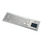 Getac KB001T ? Prùmyslová nerezová klávesnice s touchpadem do zástavby, CZ, USB, IP65 (KB001T) thumbnail