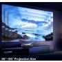 Hisense PL1SE projection TV Projector met ultrakorte projectieafstand 2100 ANSI lumens UHD 4K (3840x2160) Zwart, Donkergrijs (PL1SE) thumbnail