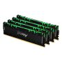 Kingston Technology FURY Renegade RGB geheugenmodule 128 GB 4 x 32 GB DDR4 3200 MHz (KF432C16RBAK4/128) thumbnail